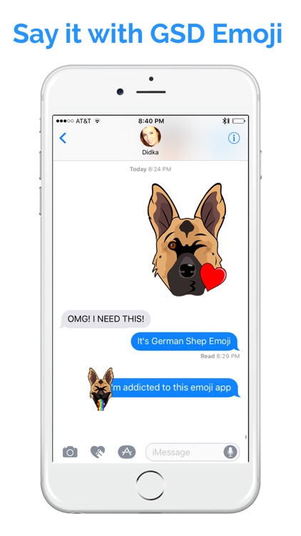 German Shep Emoji - GSD Emojis & Stickers