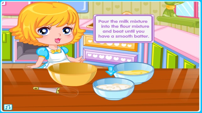 Moana Cooking Pancakes - Good Girl Games Free(圖4)-速報App