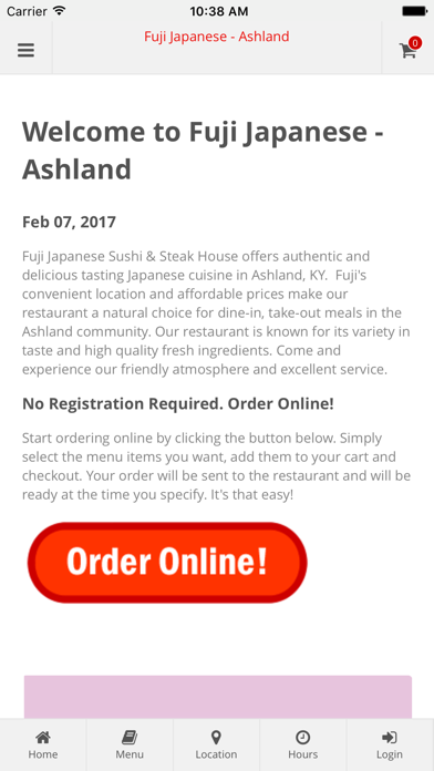 How to cancel & delete Fuji Japanese - Ashland from iphone & ipad 1