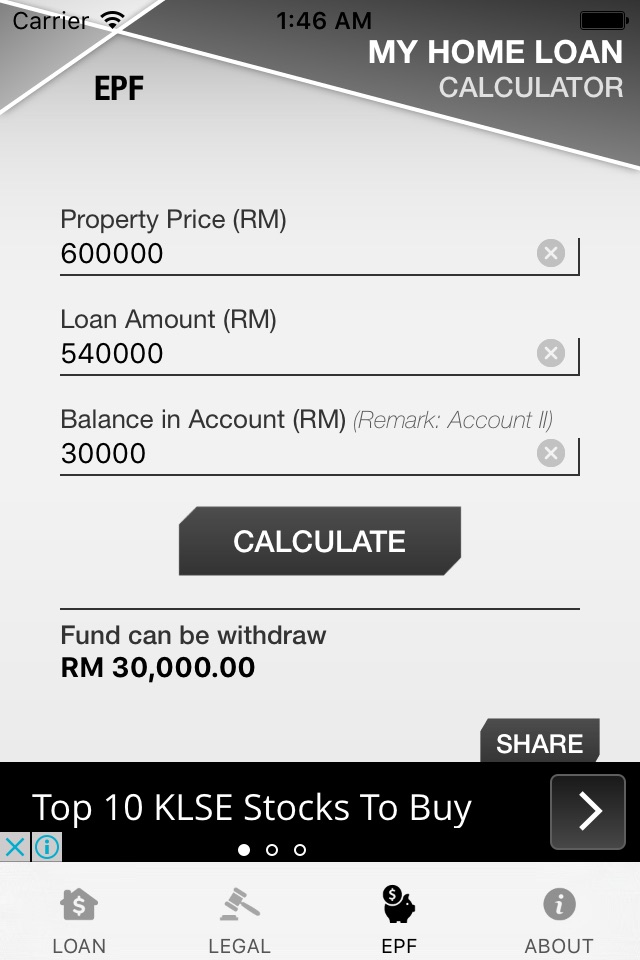 Malaysia Home Loan Calculator screenshot 4