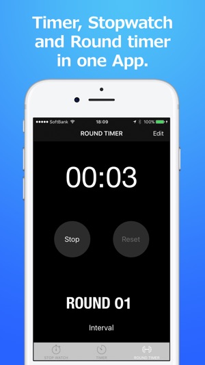 ThreeTimer - Stopwatch.Timer.Round timer(圖2)-速報App