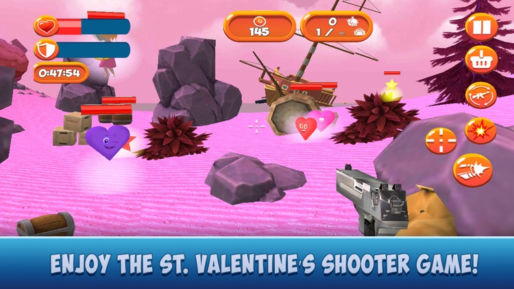 Crazy Cat Valentine's Day Shooter Full