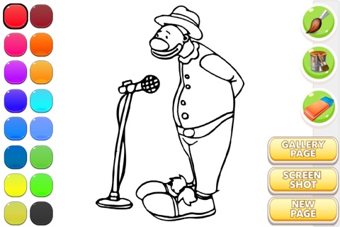 Clown Coloring Book screenshot 2