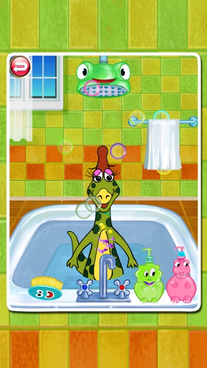 Dino Bath & Dress Up- Potty training app for kids