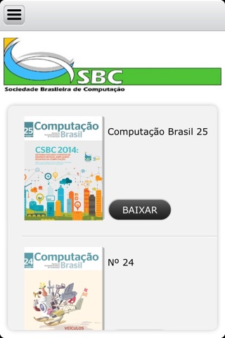 Revista Computação Brasil screenshot 2