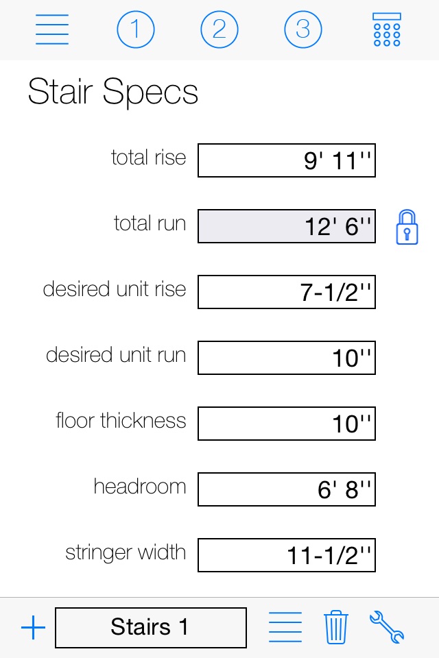 Stair Calc Pro screenshot 4