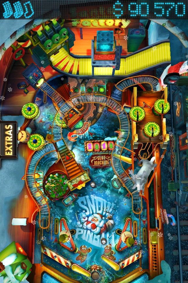 Snow Pinball: Santa's Christmas Factory! screenshot 4