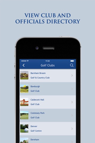 Norfolk County Golf Union screenshot 2