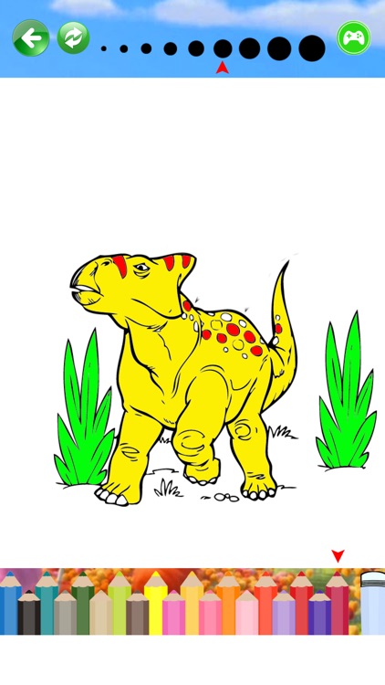 Jurassic Dinosaurs Coloring Pages Game