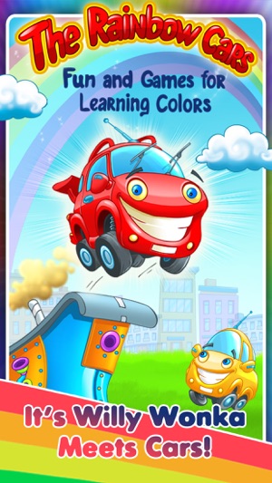 Rainbow Cars - Learn Colors