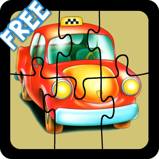 Jigsaw puzzles for baby. Cars. Lite Free Icon