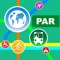 Icon Paris City Maps - Discover PAR with Metro & Bus
