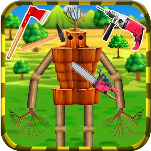 Tree Sculpture Exhibition – Wood Cutter Game icon