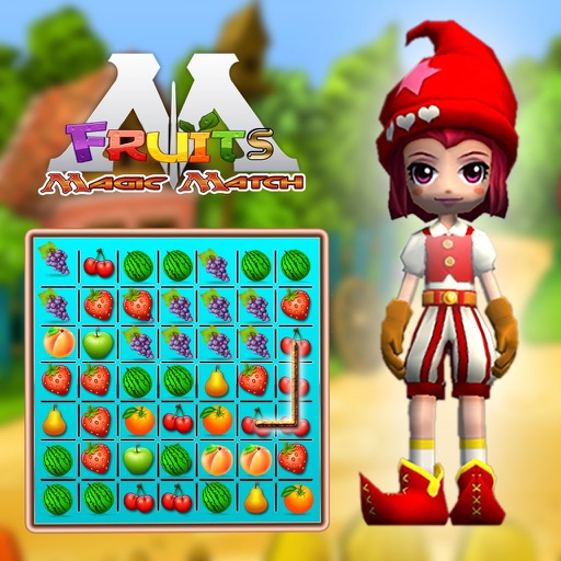 Magic Fruits Match Game For Kids icon