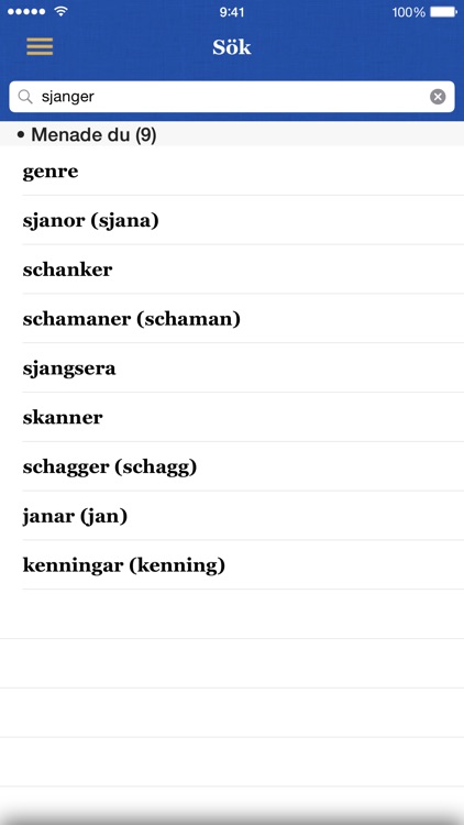 Svensk ordbok