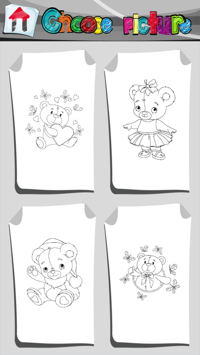 How to cancel & delete Teddy Bears Coloring Book from iphone & ipad 2
