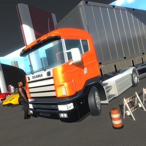 Cargo Truck Transportation 3D Icon