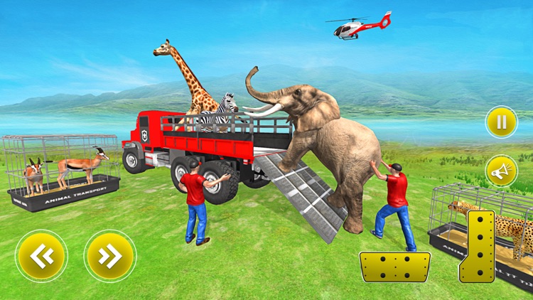 Animals Transporter Truck Game