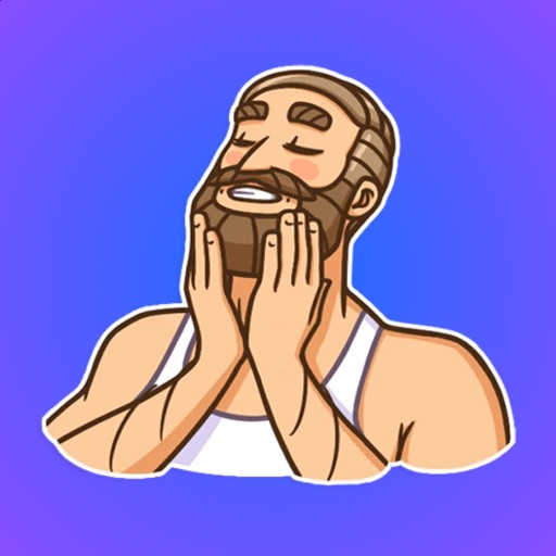 Life with a Beard Stickers icon