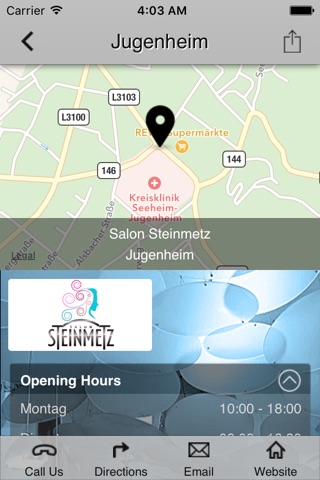 Salon Steinmetz screenshot 2
