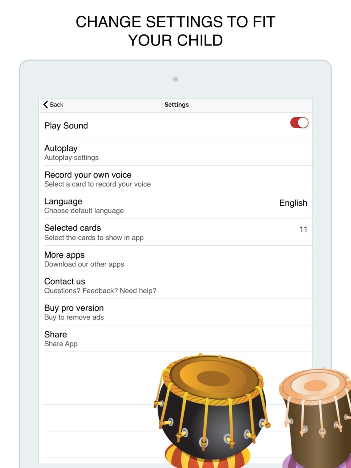 Musical Flashcards for babies and preschool