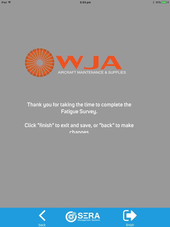 WJA Fatigue Survey screenshot-3