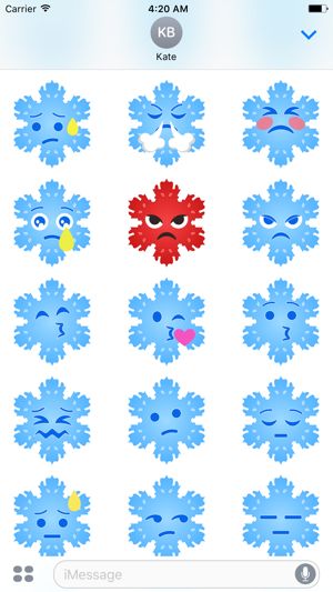 Christmas Snowflakes Stickers(圖3)-速報App