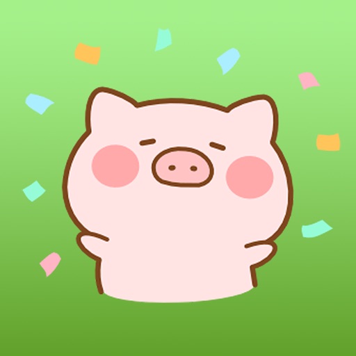 Piko Pig Japanese Animated Stickers