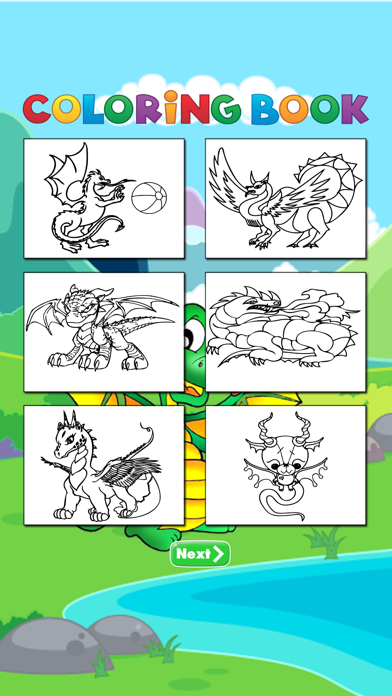 How to cancel & delete Printable dragon coloring pages For kids from iphone & ipad 2