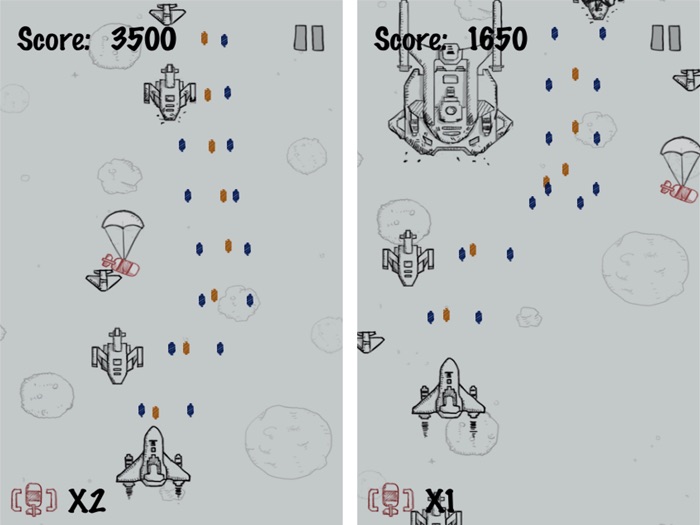 Hand Drawn Air Force Sky War 2 Battle