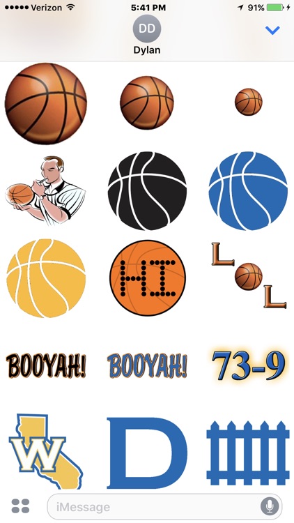 Warriors Basketball Stickers