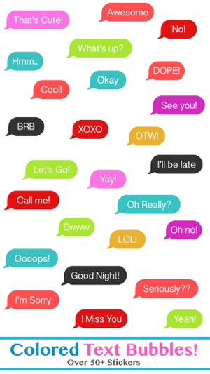 Colorful Text Bubbles(圖1)-速報App