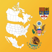 North American State Maps, Flags & Info