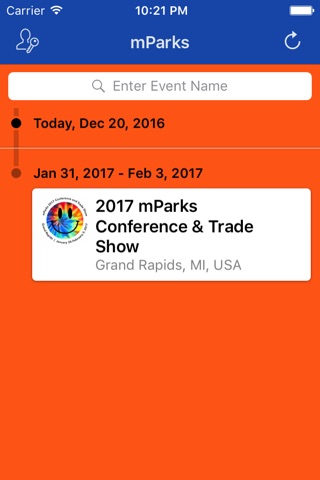 mParks Conference & Trade Show screenshot 2