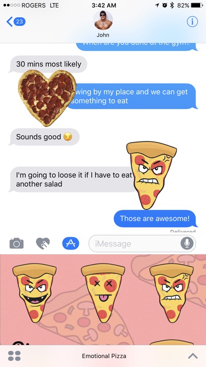 Emotional Pizza - Stickers for Pizza Lovers