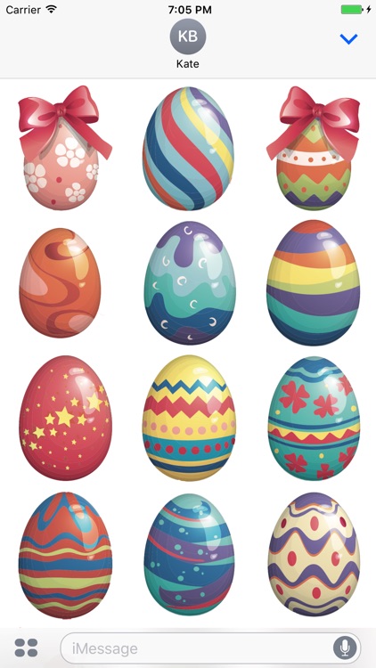 Paint Easter Eggs Stickers