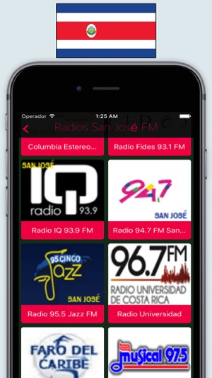 Radios Costa Rica / Emisoras de Radio en Vivo FM(圖2)-速報App