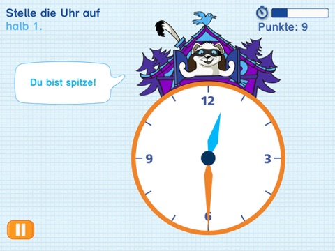 Zahlenzorro Uhrzeiten screenshot 2