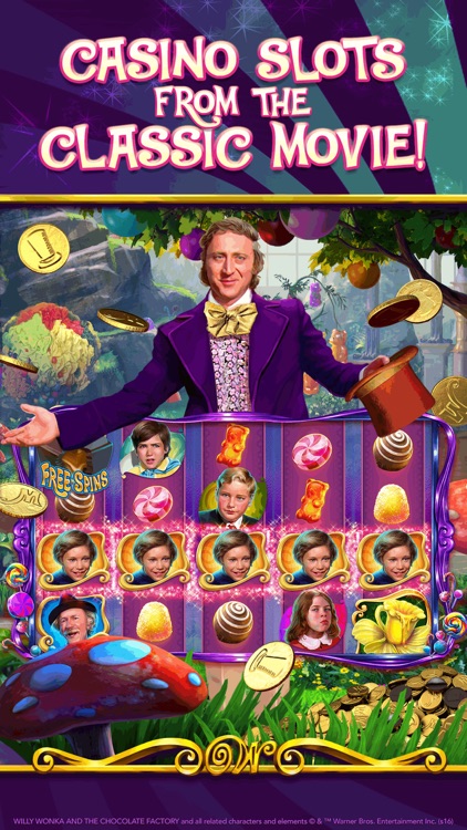 Willy Wonka Slots: Vegas Casino Slot Machines screenshot-0