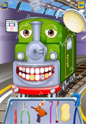 Train Dentist & Wash: Kids Game with Trolley screenshot 2