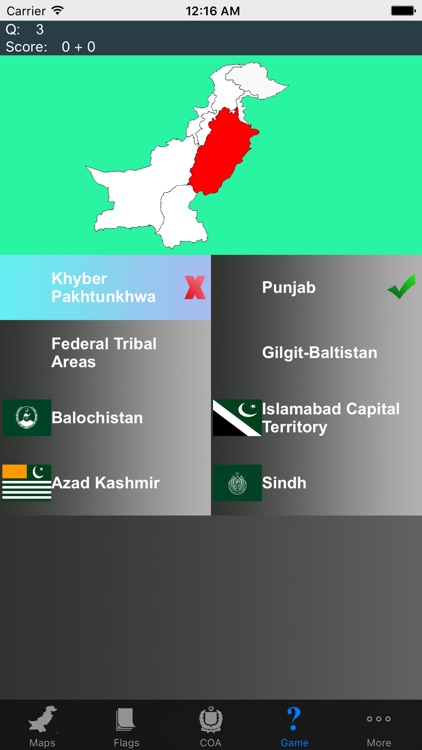 Pakistan State Maps Flags and Capitals screenshot-3