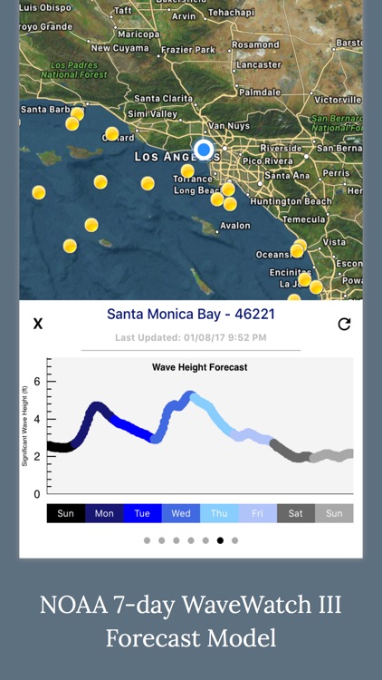 Marine Weather Forecast - NOAA Buoy Data and Tides screenshot-3