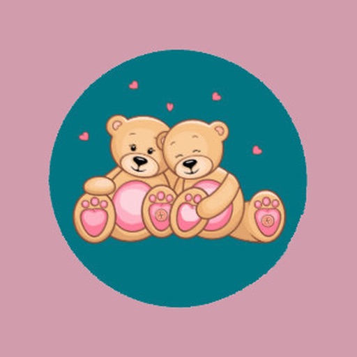Cartoon Valentines Day Stickers For iMessage icon