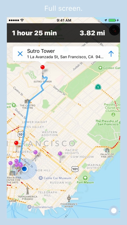 RouteBreak: Fast GPS Navigation for Drive & Walk