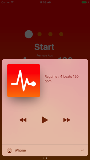 Ragtime : Metronome with Bluetooth Audio Control(圖3)-速報App