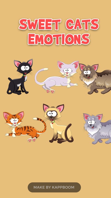 Coloured cats collection Sticker
