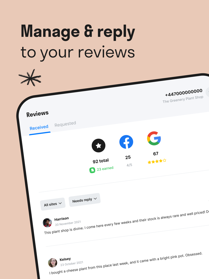 Chalkboard Second Line Number