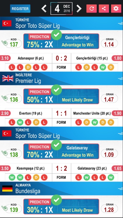 Tips Betting Prediction Results - Football LE screenshot-3