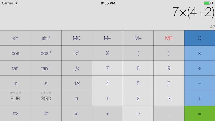 My Calculator (including currency conversion)