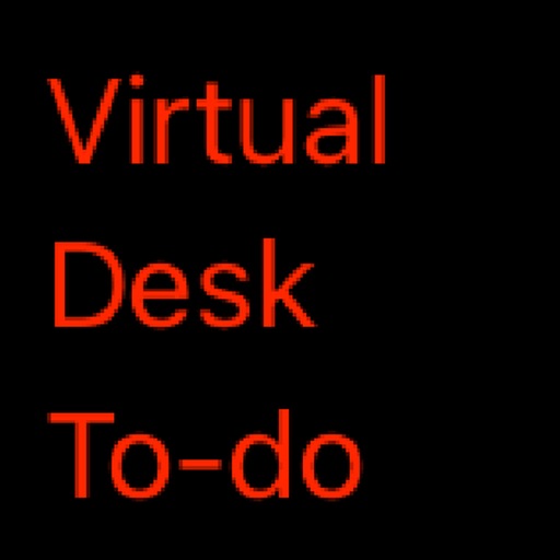 Virtual Desk with Sticky Notes Icon